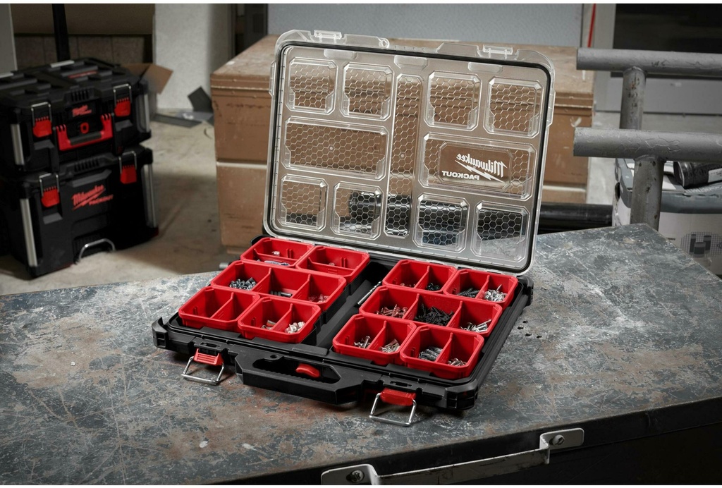 MILWAUKEE PACKOUT™ ORGANISER SLIM 500x380x65mm 4932471064