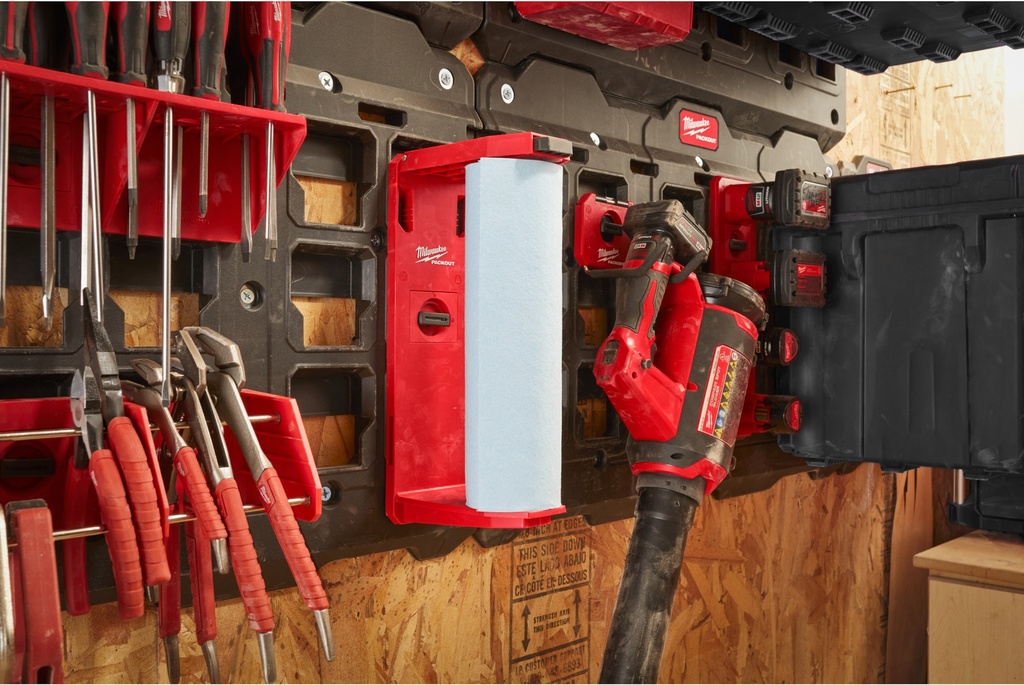 MILWAUKEE PACKOUT™ PAPER TOWEL HOLDER HOUDER VOOR PAPIEREN HANDDOEK 4932480707