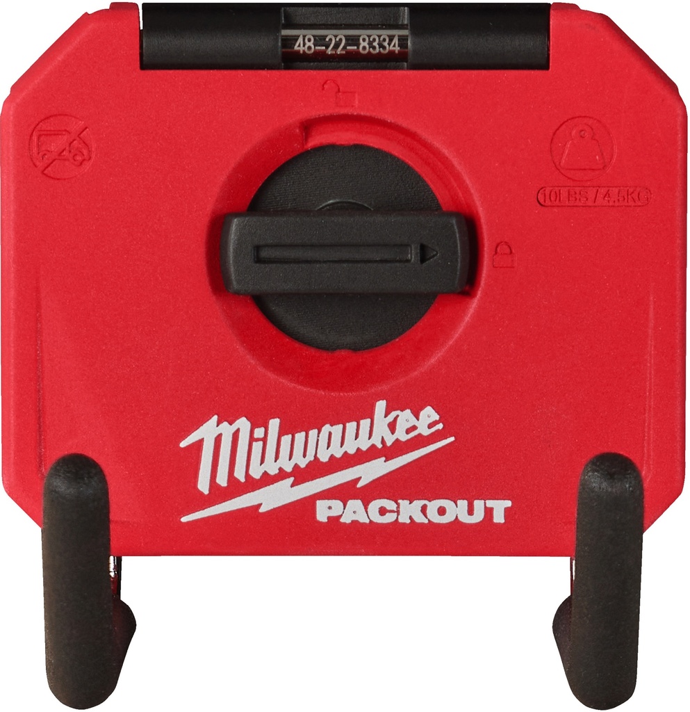 MILWAUKEE PACKOUT™ SMALL CURVED STRAIGHT UTILITY HOOK KLEINE RECHTE HAAK 4932480704