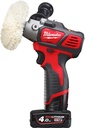 MILWAUKEE POLIJSTMACHINE M12 BPS-421X LADER M12 + 1x ACCU M12 4Ah + 1x M12 2Ah