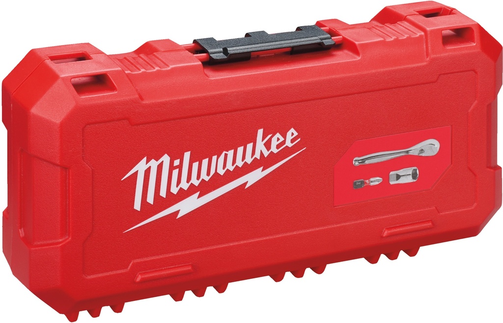 MILWAUKEE 1/4'' RATEL EN DOPPENSET 38-Delig PACK-OUT READY BOX 4932498381