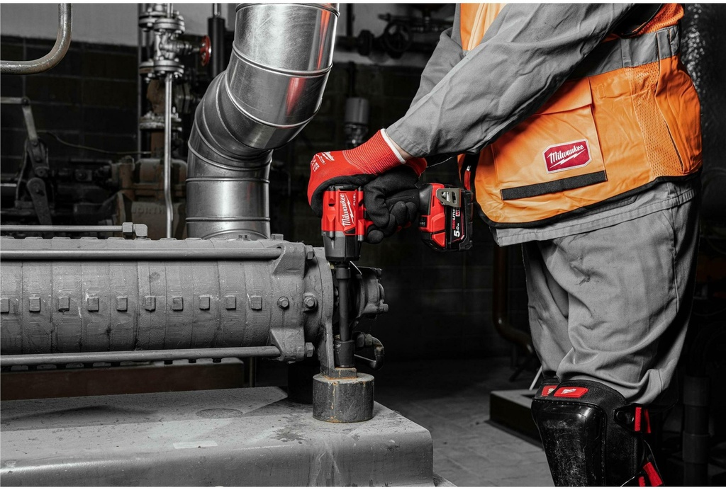 MILWAUKEE M18 FUEL™ M18 FMTIW2P12-502X 1/2'' ACCU SLAGMOERSLEUTEL MET VERENDE BORGPEN 881Nm 4933478453