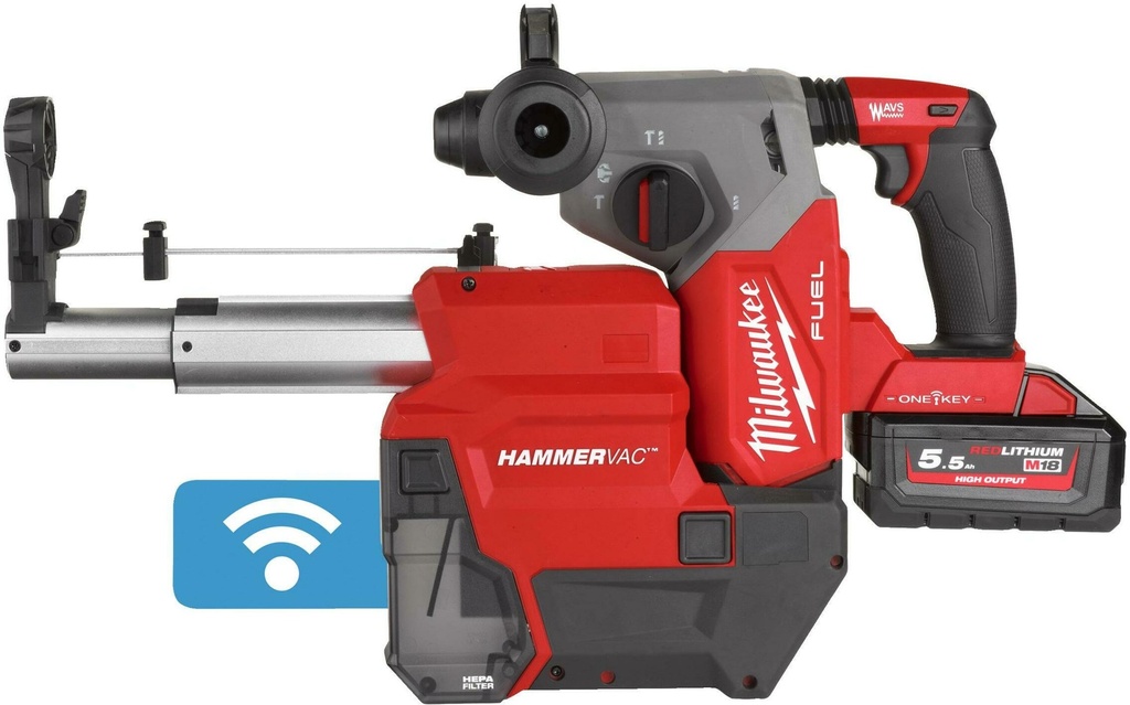 MILWAUKEE M18 FDDEXL-0 SPECIALE STOFAFZUIGING VOOR M18 FUEL™ 26mm SDS PLUS HAMERS MET AUTOPULSE™ 4933478508