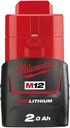 MILWAUKEE M12™ M12 B2 ACCU 2,0Ah 4932430064
