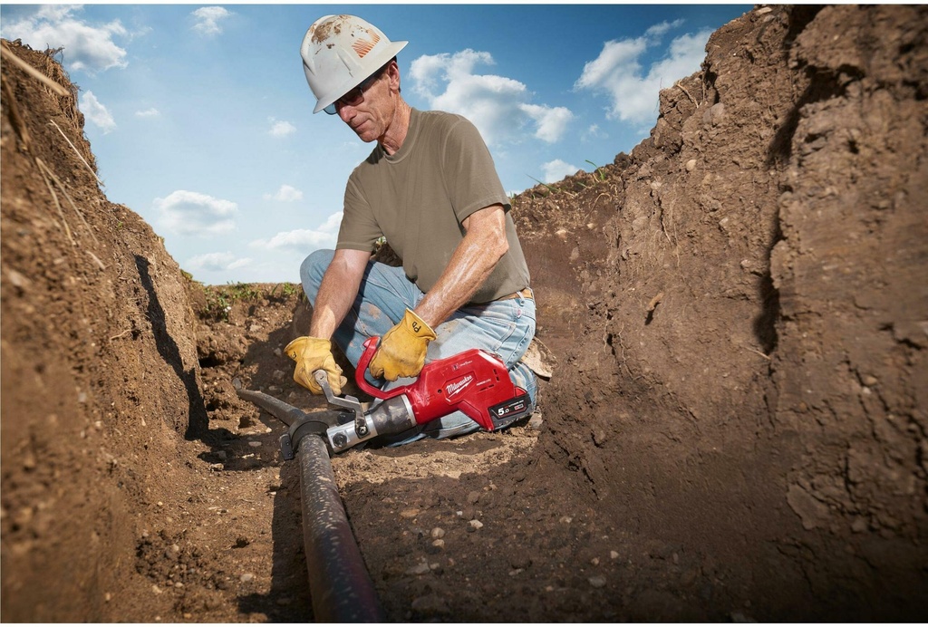 MILWAUKEE M18™ ONE-KEY™ M18 HCC75R-502C HYDRAULISCHE ONDERGRONDSE ACCU KABELKNIPTANG 75mm 4933459271