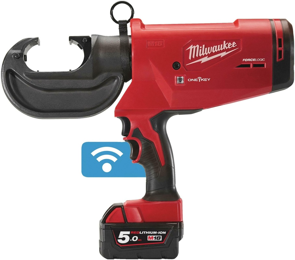 MILWAUKEE M18™ ONE-KEY™ M18 HCCT109/42-522C HYDRAULISCHE ACCU KABELKRIMPTANG 109kN 16-400mm2 4933459273