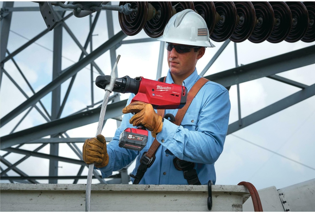 MILWAUKEE M18™ ONE-KEY™ M18 HCCT109/42-522C HYDRAULISCHE ACCU KABELKRIMPTANG 109kN 16-400mm2 4933459273