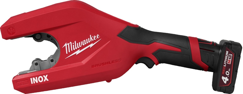 MILWAUKEE M12™ M12 PCSS54-402C RAPTOR XL ACCU PIJPSNIJDER RVS 4933498605