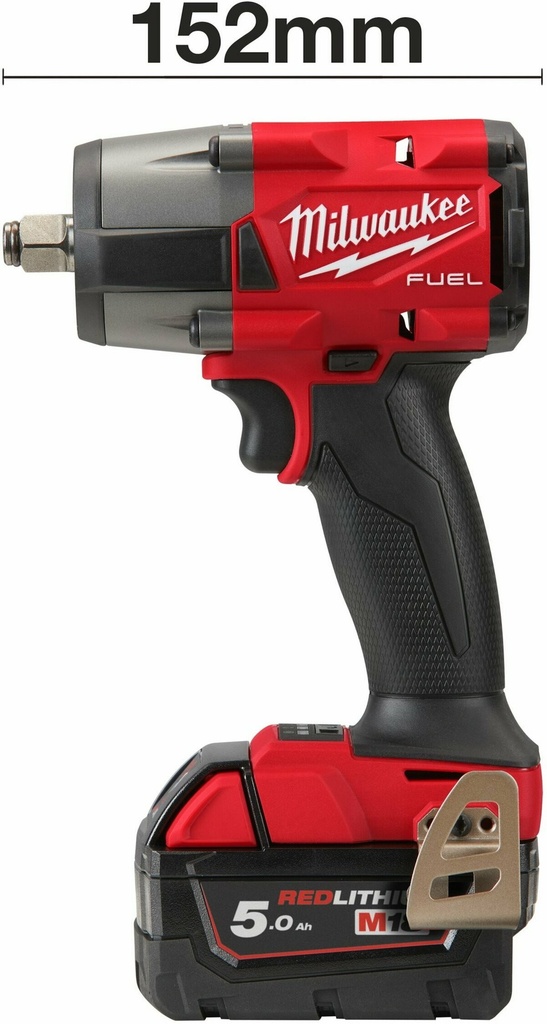 MILWAUKEE M18 FUEL™ M18 FMTIW2F12-0X 1/2'' ACCU SLAGMOERSLEUTEL MET FRICTIERING 881Nm 4933478449