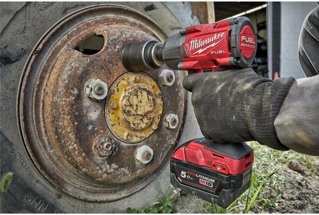 MILWAUKEE M18 FUEL™ M18 FMTIW2F12-0X 1/2'' ACCU SLAGMOERSLEUTEL MET FRICTIERING 881Nm 4933478449