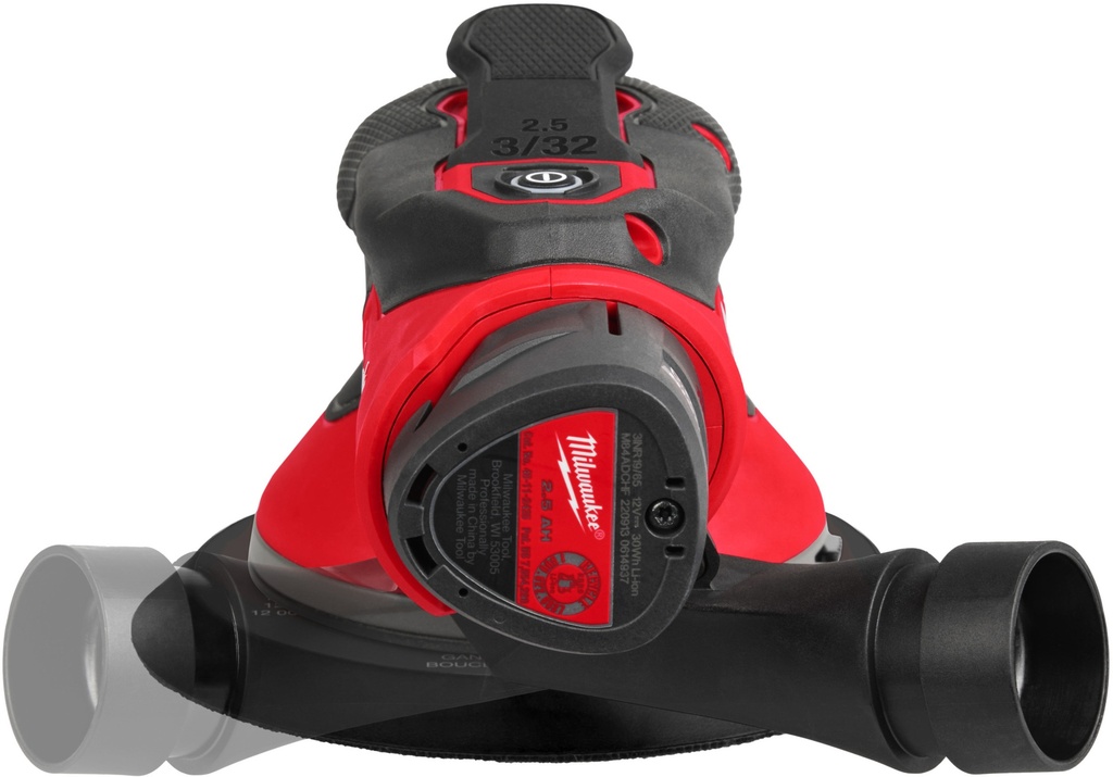 MILWAUKEE M12 FUEL™ M12 FROS2.5-0 EXCENTRISCHE ACCU SCHUURMACHINE 150mm MET 2,5mm ROTATIE 4933493647