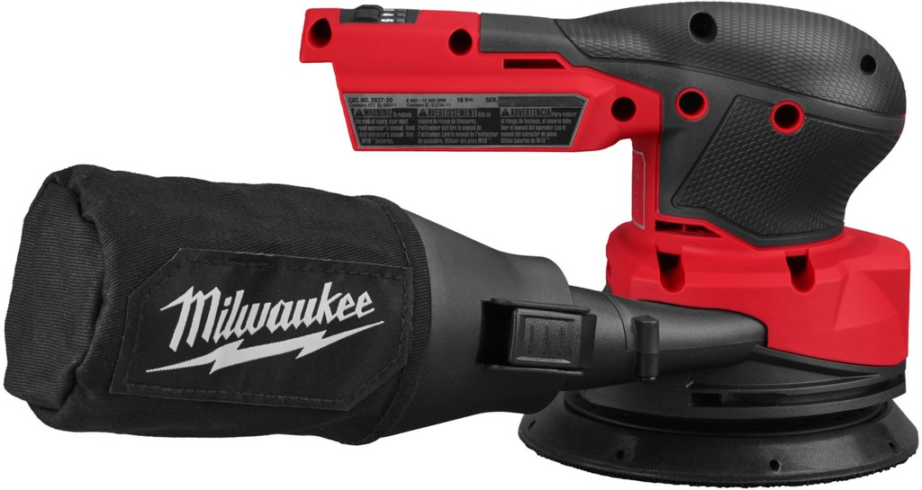 MILWAUKEE M18 FUEL™ M18 FROS125-0B EXCENTRISCHE ACCU SCHUURMACHINE 125mm MET 2,5mm ROTATIE 4933498253