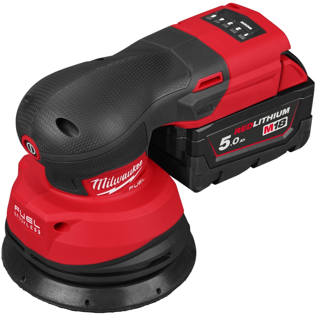 MILWAUKEE M18 FUEL™ M18 FROS125-0B EXCENTRISCHE ACCU SCHUURMACHINE 125mm MET 2,5mm ROTATIE 4933498254
