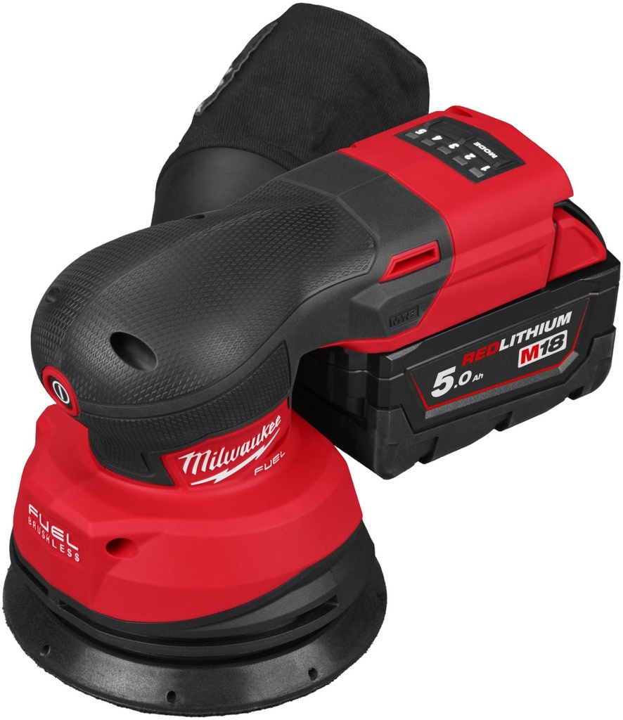 MILWAUKEE M18 FUEL™ M18 FROS125-0B EXCENTRISCHE ACCU SCHUURMACHINE 125mm MET 2,5mm ROTATIE 4933498254