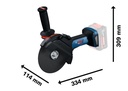 BOSCH EXPERT EXWS18V-180P ACCU HAAKSE SLIJPMACHINE 180mm 06019H6M00