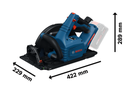 BOSCH EXPERT EXKS18V-68GX ACCU CIRKELZAAGMACHINE 190mm 06016B5301