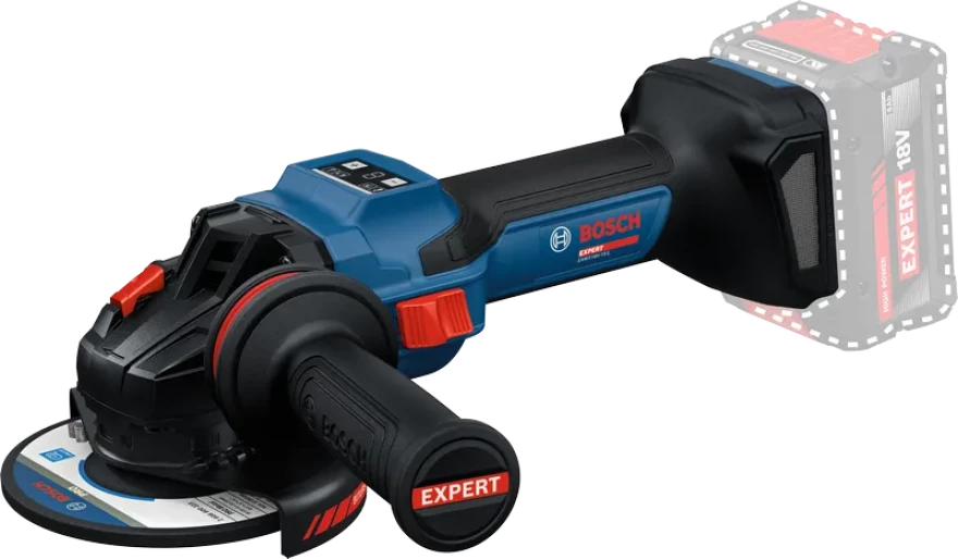 BOSCH EXPERT EXWX18V-15S ACCU HAAKSE SLIJPMACHINE X-LOCK 125mm 06019M6100