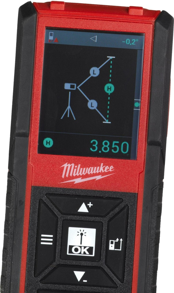 MILWAUKEE LDM100 LASERAFSTANDSMETER LCD-DISPLAY 100mtr 4933459278