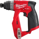 MILWAUKEE M12 FUEL™ M12 FDDX-0 ACCU INSTALLATIEBOOR-/SCHROEFMACHINE MET VERWISSELBARE KOP 4933464978 