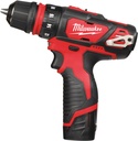 MILWAUKEE M12™ M12 BDDXKIT-202C SUBCOMPACTE ACCU BOORSCHROEFMACHINE MET AFNEEMBARE FIXTEC™ BOORHOUDER 4933447836