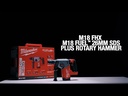 MILWAUKEE M18 FUEL™ M18 FHX-0X SDS PLUS 4 STANDEN ACCU BOORHAMER 26mm 4933478888
