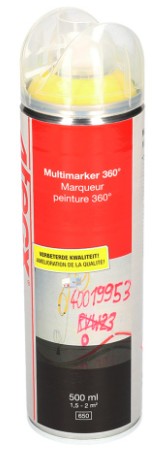 SPB a 500ml MARKEERVERF FLUOR GEEL 4TECX 360graden