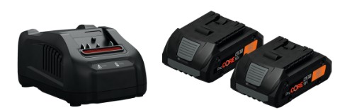FEIN STARTERSSET 18V 2x ACCU 4,0 Ah + LADER