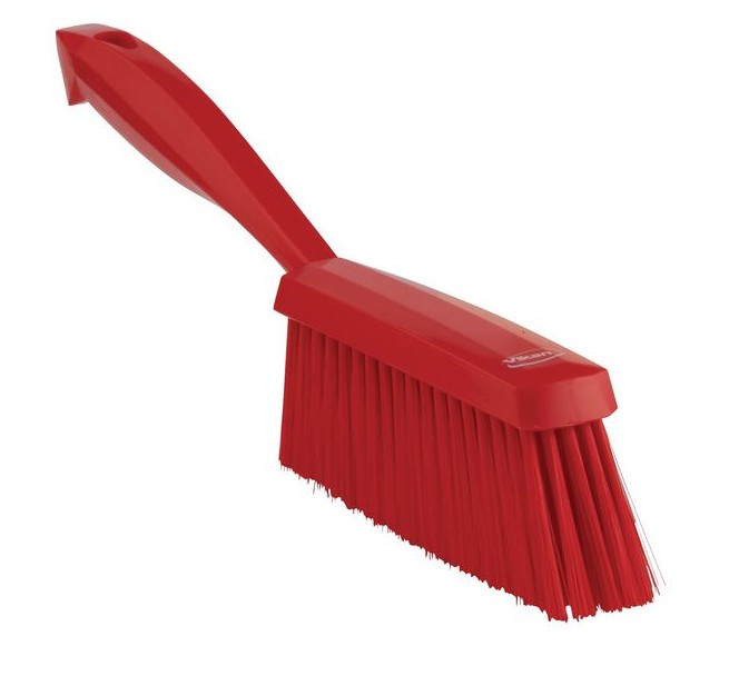 VIKAN HANDBORSTEL/STOFFER KLEUR ROOD TBV CLEANING BORD