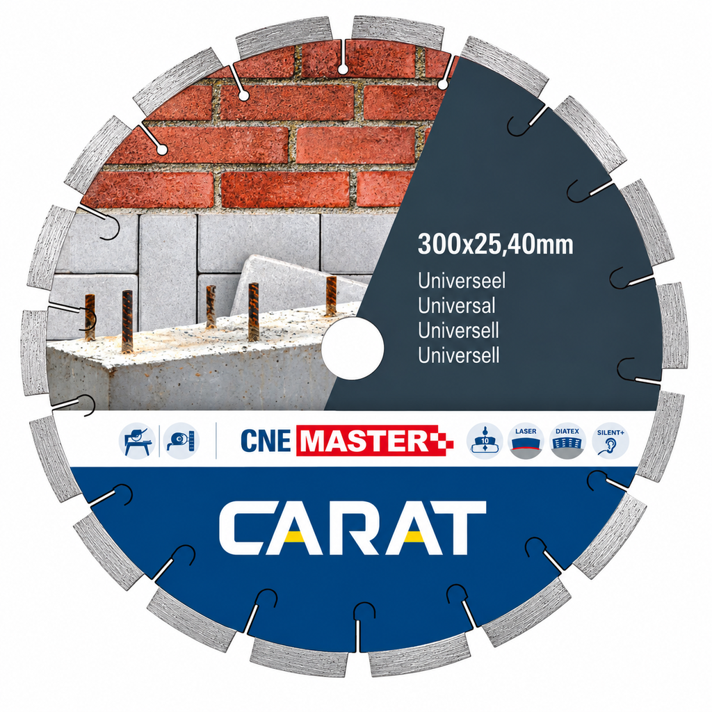 CARAT DIAMANTSCHIJF CNEM350400 350X25,4 UNIVERSEEL CNE MASTER 