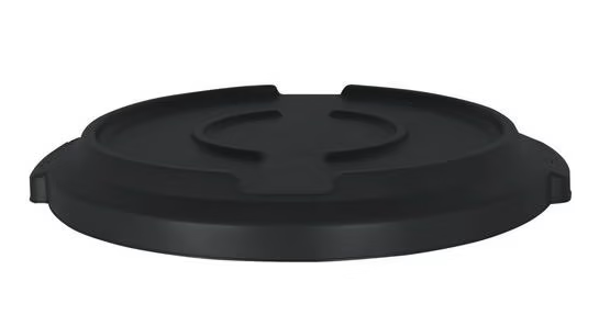 COVER ROUND CLICK PLASTIC BLACK FOR CONTAINER 120L