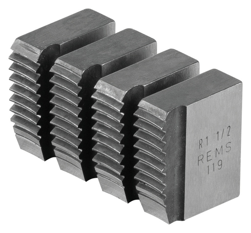 SET of 4 THREAD CUTTINGS BSPT R 1.1/2" 521072