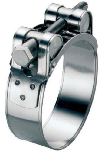 HOSE CLAMP ROBUST ABA STAINLESS STEEL A4 162-174mm