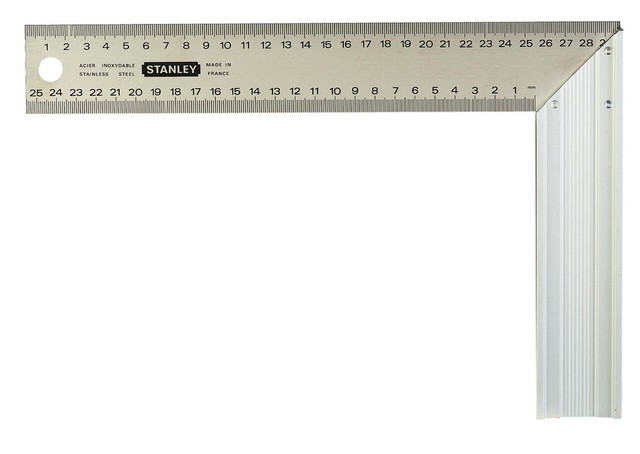 WINKELHAAK+VERSTEK L=250mm MAATVERDELING 