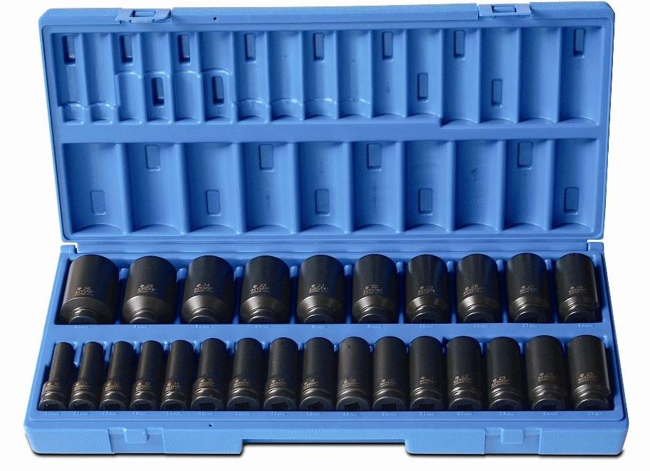 ACTION KRACHTDOPPENSET 1/2" 10-36mm LANG 26-dlg. DO605222601 