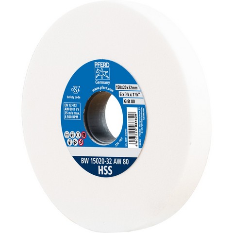WRITING STONE 150x20x32 K60 WHITE 610190/39008424 + REDUCER RING 25/20/16