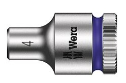 WERA DOPSLEUTEL LANG 1/4" 4 mm 8790 HMA 