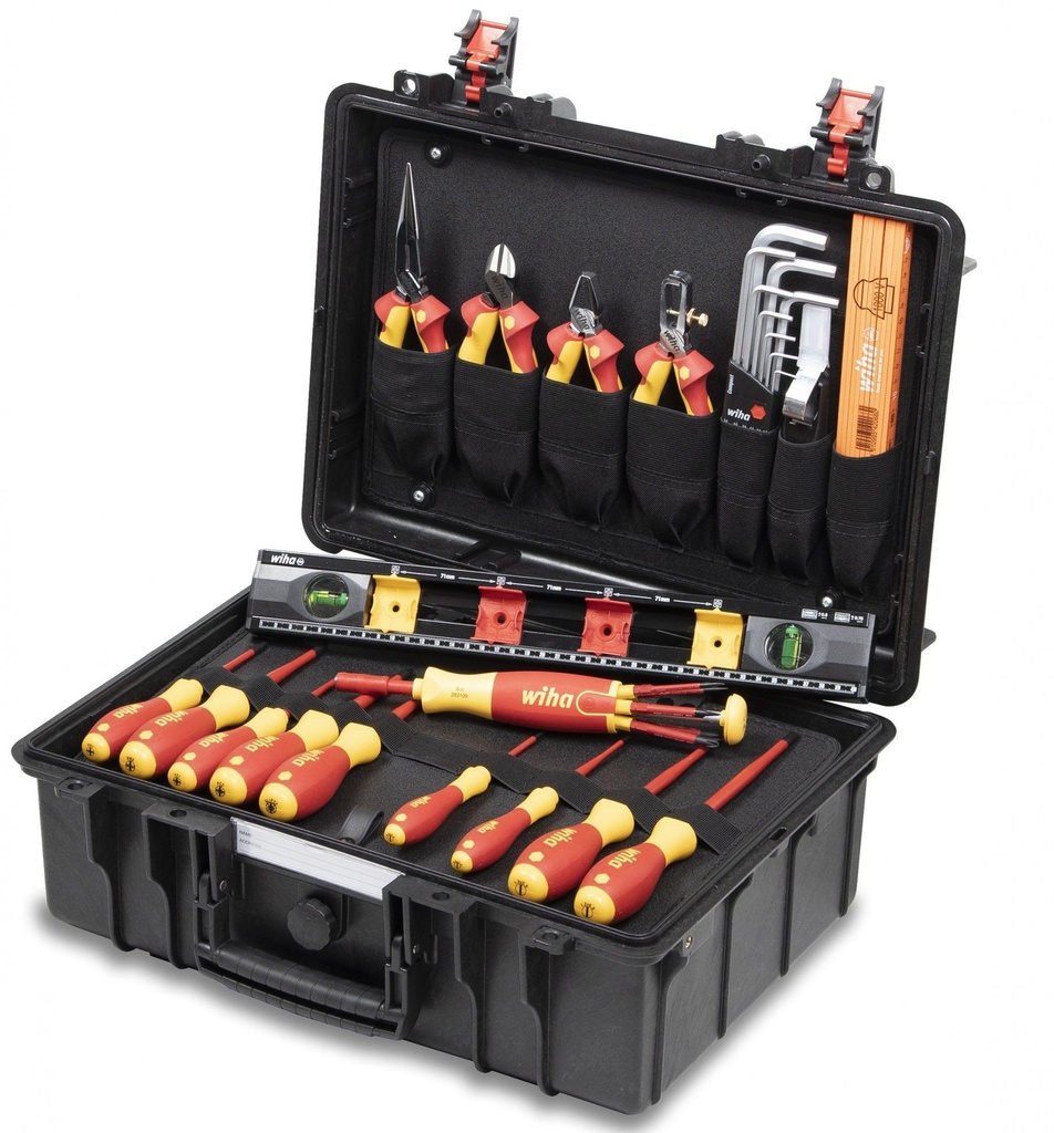 WIHA BASIC ELECTRICAL TOOL SET 39-PIECE + TOOLCASE - PRO *PROMOTION*