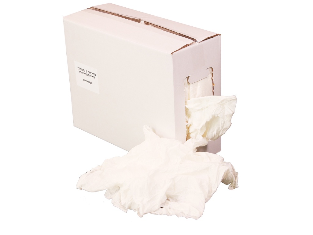 DS. a 9kg CLEANING CLOTHS TRICOT WHITE 100%K