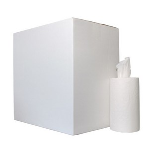 PACK OF 12 ROLL CLEANING PAW 20CM 1L WHITE 120M