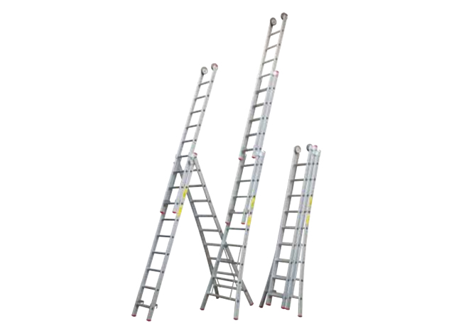 REFORMLADDER SUPERPRO 3X8 GEANNOD. + TOPROLLEN 2,25 / 4,75M 1250600308