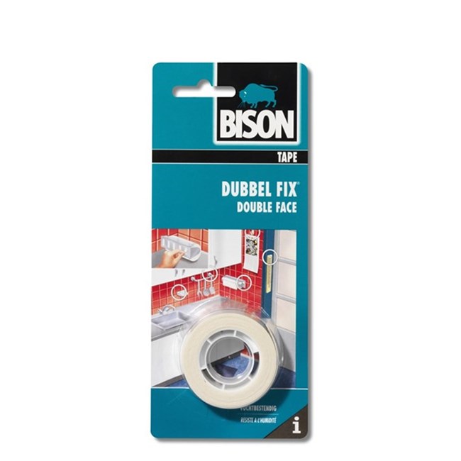 TAPE DOUBLE FIX 19mm x 1.5 mtr FOAM WHITE