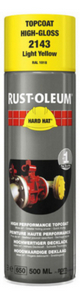 RUST-OLEUM TOP COAT 2143 LIGHT YELLOW RAL 1018