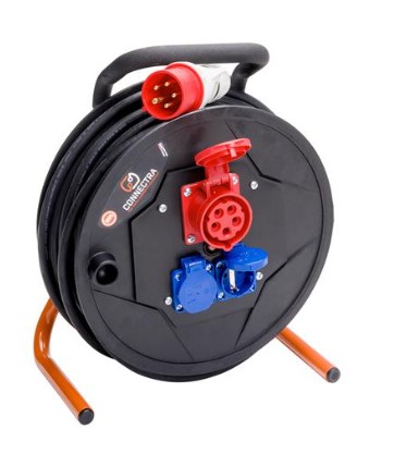 KABELHASPEL KSR PRO-COMBI 16A 400V 25mtr H07RN-F 5x2,5mm2 IP44 CEE16A 5P-400V