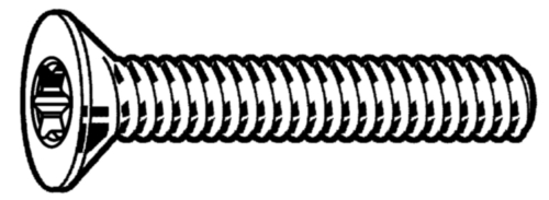 BZK BOLT VK STAINLESS STEEL A2 D7991 M6x12 TORX