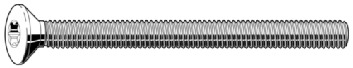 TORX BOUT BVK RVS A2 D966 M5x20 (alleen leverbaar p/ 500st)