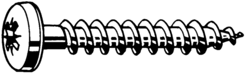 CHIPBOARD SCREW STAINLESS STEEL CK PZD 4x30