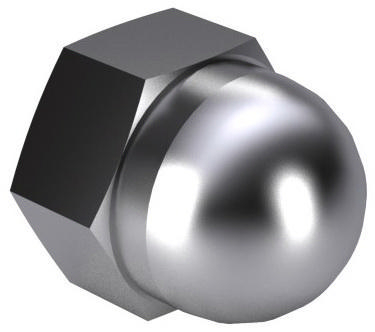HIGH STAINLESS STEEL CAP NUT A2 D1587 M10