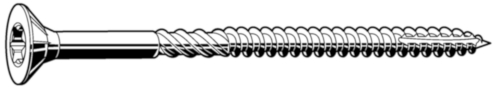 WOOD SCREW MAXXFAST STAINLESS STEEL VK 5.0x70 TX