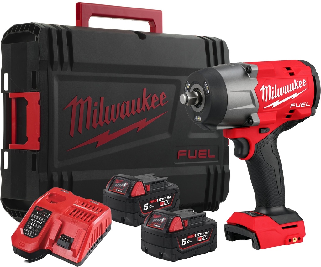 MILWAUKEE M18 FUEL™ M18 FHIW2F12-502X 1/2'' ACCU SLAGMOERSLEUTEL MET FRICTIERING 2034Nm 4933492783