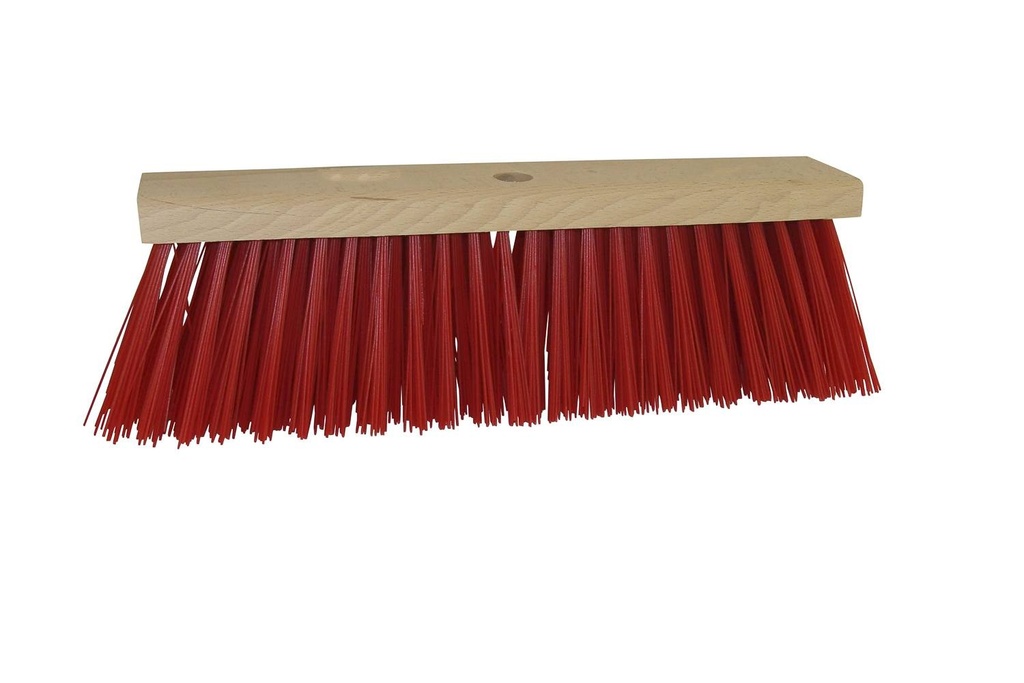 CITY BROOM 41cm NYLON RED